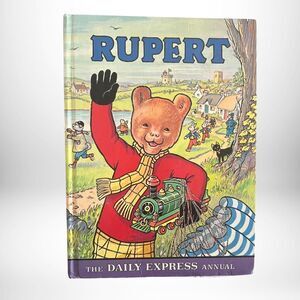 1976 RUPERT the Bear Hardcover Book - Popular Character from England